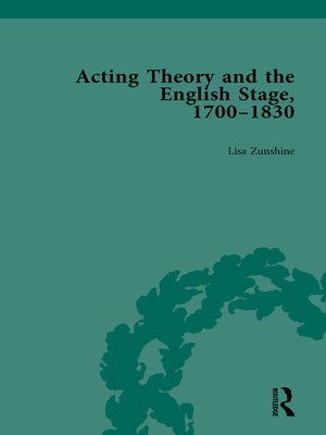 cover image of Acting Theory and the English Stage, 1700-1830 Volume 1
